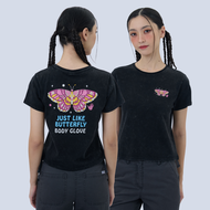 BODY GLOVE Womens Mystic Vibes Tee เสื้อยืดแขนสั้น สีดำ