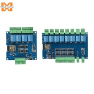 DC9-24V 4-Channel/8-Channel ESP32 RS485 Modbus WIFI Bluetooth Relay Optocoupler Isolation Module Tye