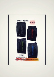 Celana Paket Hemat Lining / Celana Olahraga Badminton Pria Terbaru / Celana Polos Murah Berkualitas