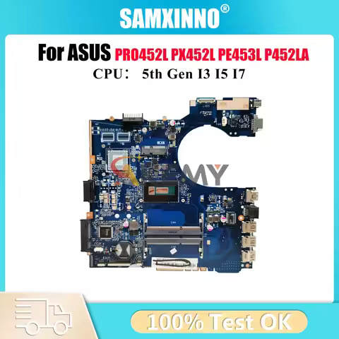 P452LA Laptop Motherboard For ASUS P452LJ PX452L P452LA PRO452L PE453L P452L Notebook Mainboard With