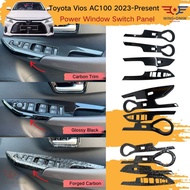 Toyota Vios 2023-Present Gen4 AC100 Power Windows Panel Protector Cover For Vios Accessories