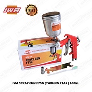 Spray Gun F75 G Termurah Sagola Tabung Atas 400ml / h&L & sagola Spet Cat Angin Mesin Kompresor F75 