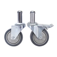 DIY Accessories Universal Wheel 10cm 13cm 17cm Wire Mesh Shelf Anti-Static Pulley Adapt to 25.4mm Ba