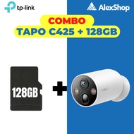 [COMBO] TP-Link Tapo C425 Camera + 128GB Memory Card Wireless Camera, Resolution, Genuine 10000mAH B