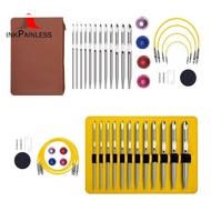 Tunisian Crochet Hook Set with Cable Aluminium Interchangeable Crochet Hook Set Crochet Hook 26 Pcs 