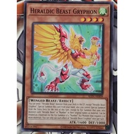 Yugioh - Heraldic Beast Gryphon (ALIN-AE009) - Common - Monster Card - Official Card Game Original