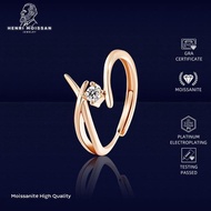 OS5-MR222-CG Moissanite Ring 0.6 Carat Henri Moissan 1 Year Warranty High Quality High Quality Grade