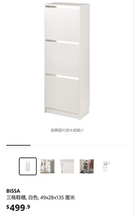 IKEA BISSA Shoe Cabinet 鞋櫃