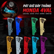 CNC aluminum brake line holder for 4-valve scooters such as Stylo, Giorno, Lead 4Val, Vario 160, AB 