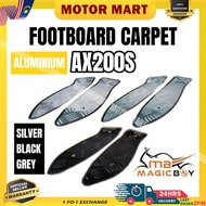 QJ MOTOR AX200S FOOTBOARD CARPET ALUMINIUM / FOOTFREST BAR (MAGIC BOY)