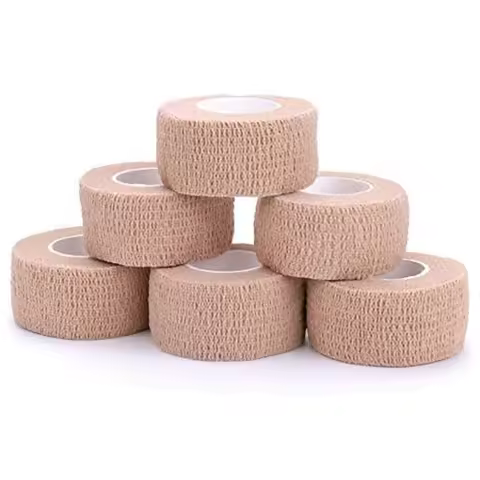 Self Adhesive Cohesive Bandage Wrap, Stretch Non Woven, Self Adhesive Tape for for Wrist, Ankle, Cha