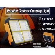 1000W/2000W Solar Flood Light - Super Bright, Waterproof, Rechargeable