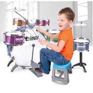 Drum Set with Chair Musical Toy Instrument for Kids JAZZ Drum Set for Kids saxophone for kid *