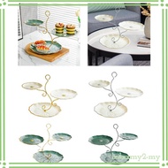[LzdxxmydfMY] Tiered Cupcake Stand Dessert Plate, 3 Tier Serving Tray Dessert Cupcake Stand
