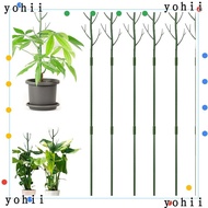 YOHII Plant Support Stakes, Detachable 43.3" Plant Support Pile Stand,  Plastic Plants Support Plant Climbing Frame Outdoor Indoor