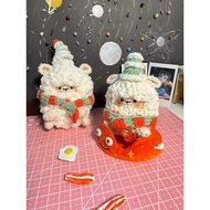 Cotton Sheep (with keychain)