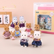 Hanprospree&gt; 1set Sylvanian Families Dollhouse Furry Animal Figures In Box Christmas Toy Gift For Kids well