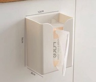 方便 抽紙盒 家用 客廳 創意紙巾盒 無痕 免打孔 掛壁式 紙巾 收納盒 廚房紙 抽盒 Tissue盒 包順豐站自取