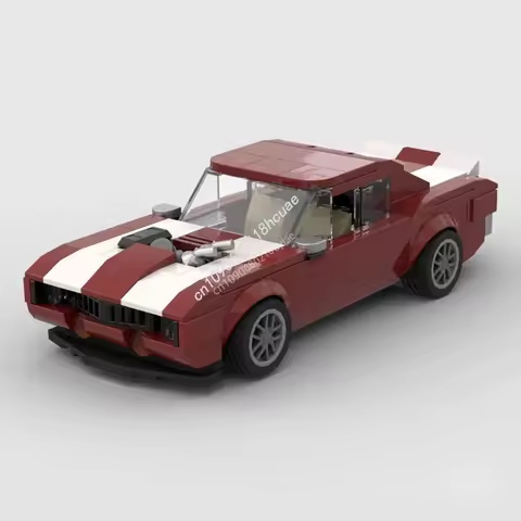 299pcs Chevrolets Camaro SS City Champions Car Racing Moc Building Blocks Technique Creative DIY Toy