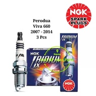 NGK Iridium IX Spark Plug for Perodua Viva 660 2007 - 2014