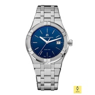 MAURICE LACROIX AI1108-SS002-430-1 / Unisex Analog Watch / AIKON Quartz 40mm / SS Bracelet / Blue