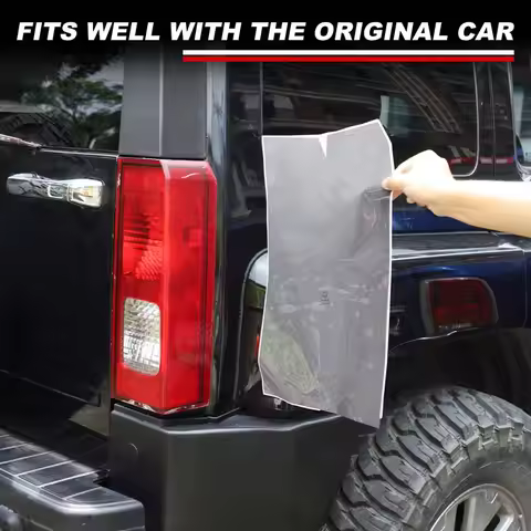 For HUMMER H3 H3T 2005-2009 Black Auto Car Headlight Taillight Tint Film Sticker Decoration for Car 