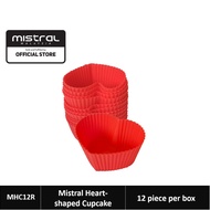 Mistral Silikon Cupcake | Heart-shaped Cupcake MHC12R