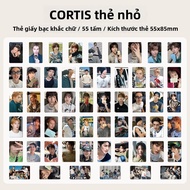 50 Cái/bộ Bộ Thẻ Laser Thần Tượng Kpop - Cortis Lomo Cards James Juhoon Martin Seonghyeon Keonho Pho