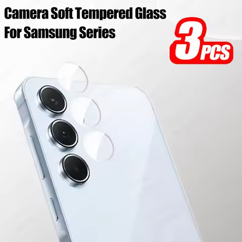 3 Set Tempered Glass Camera Protector for Samsung Galaxy S24 Ultra Plus A55 A35 A25 A15 4G Z Flip 6