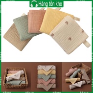 WIN 23x23cm Muslin Baby Washcloths with Strong Absorbent 5 Colors Face Towels
