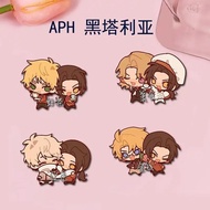 Hetalia APH lapel badge mica acrylic Cute chibi anime Pin decoration bookbag backpack accessories co