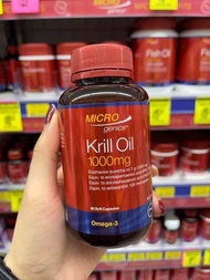 Dầu Nhuyễn Thể Omega 3 Krill Oil của Microgenics Úc lọ 60 viên 1000mg
