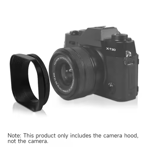 Metal Camera Square Lens Hood Universal Retro Reduce Light for Fuji Fujifim 39mm 43mm 46mm 49mm 52mm