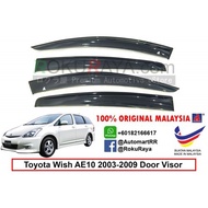 Toyota Wish AE10 (1st Gen) 2003-2009 AG Door Visor (Big 12cm Width)