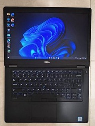 Dell Latitude 5480 14.1”吋 Laptop Notebook computer i5 6300u 8GB Ram FHD 屏幕 Office School Online Class Business 高階文書商務筆電 手提電腦 筆記本 背光鍵盤 Backlit keyboard