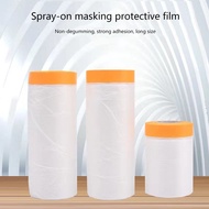 (1M*25m-4.5M*25M) Pre taped Plastic sheet roll Sheet For HIP Renovation painting