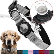 AirTag Dog Collar Reflective Waterproof Transparent Cover Airtag Locator Anti-loss Pet Neck Collar