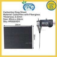 Carbontex Carbon Drag pad For Fishing Reel 0.5mm 0.8mm 1.0mm 1.2mm 1.5mm Washer Mesin Pancing Carbon
