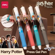 1PCS Deli S808-H Harry Potter Smooth Press Student Neutral Pen 0.5mm Bullet Head (Black)