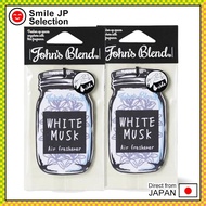 John's Blend Air Freshener Hanging Apple Pear 2-Pack Paper Fragrance for Car Closet Locker Entrance 