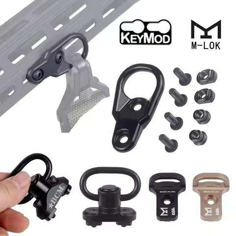 Tactical MLOK Sling Swivel RSA GBB Sling Mount Adapter CQD Shoulder Strap M-LOK KeyMod System Huntin