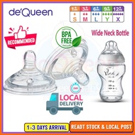 deQueen Puting Teat for Tommee Tippee 60mm Wide Neck BPA Free Silicone Nipple Closer to Nature Repla