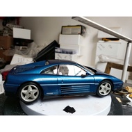 Ferrari 348tb Car Model 1/18 Jingshang Otto Mini Cut Hot Wheels Modified Refined Version, Metal Car 