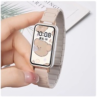 Magnetic Silicone Band Compatible For Huawei Band 10 Strap Huawei Band 6/7/8/9/10/ Huawei Band 9 Str