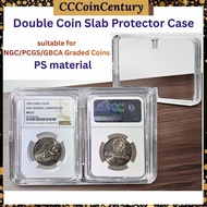 PCCB MINGT Double Coin Slab Protector Case For NGC/PCGS/GBCA Graded Coin Slab Box