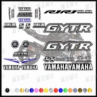 สติกเกอร์ตกแต่งภายนอกแบบยูนิเวอร์แซลสำหรับ Yamaha R1M R1 R6 R7 15-22 GYTR สติกเกอร์ตกแต่งรถจักรยานยน