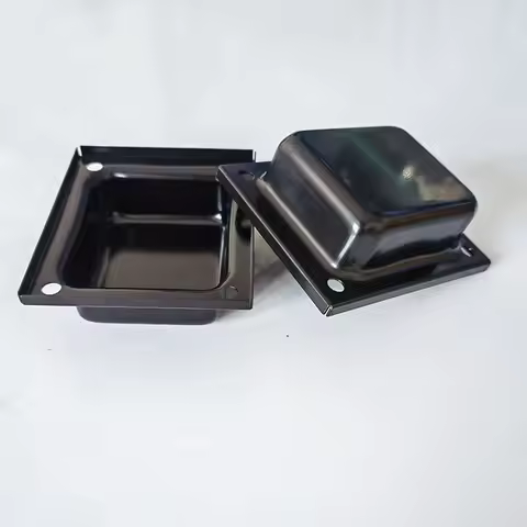 2PCS EI66/76/86/96/105/133 Transformer Cover Edging Top End Bells Shrouds Iron Protective Shield Scr