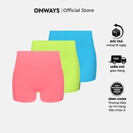 ONWAYS Combo 3 Quần Boxer Nữ Chạy Bộ Thoáng Mát Mỏng Nhẹ Kháng Khuẩn Vision Boxer Women W4177