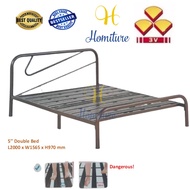 3V Powder Coat Metal Queen Bed Frame /Heavy duty Bed Frame/ Durable Metal Construction
