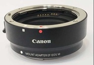 Canon EF-EOS M Mount Adapter (原廠 EF 鏡頭 轉 M 系列機身用 轉接環) - 99% New